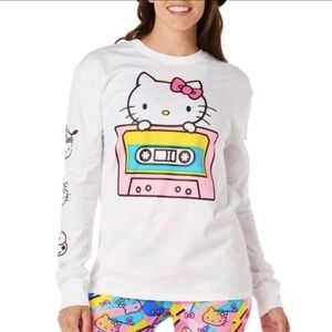 NWOT Zumba x Hello Kitty Unisex Long Sleeve Tee XL